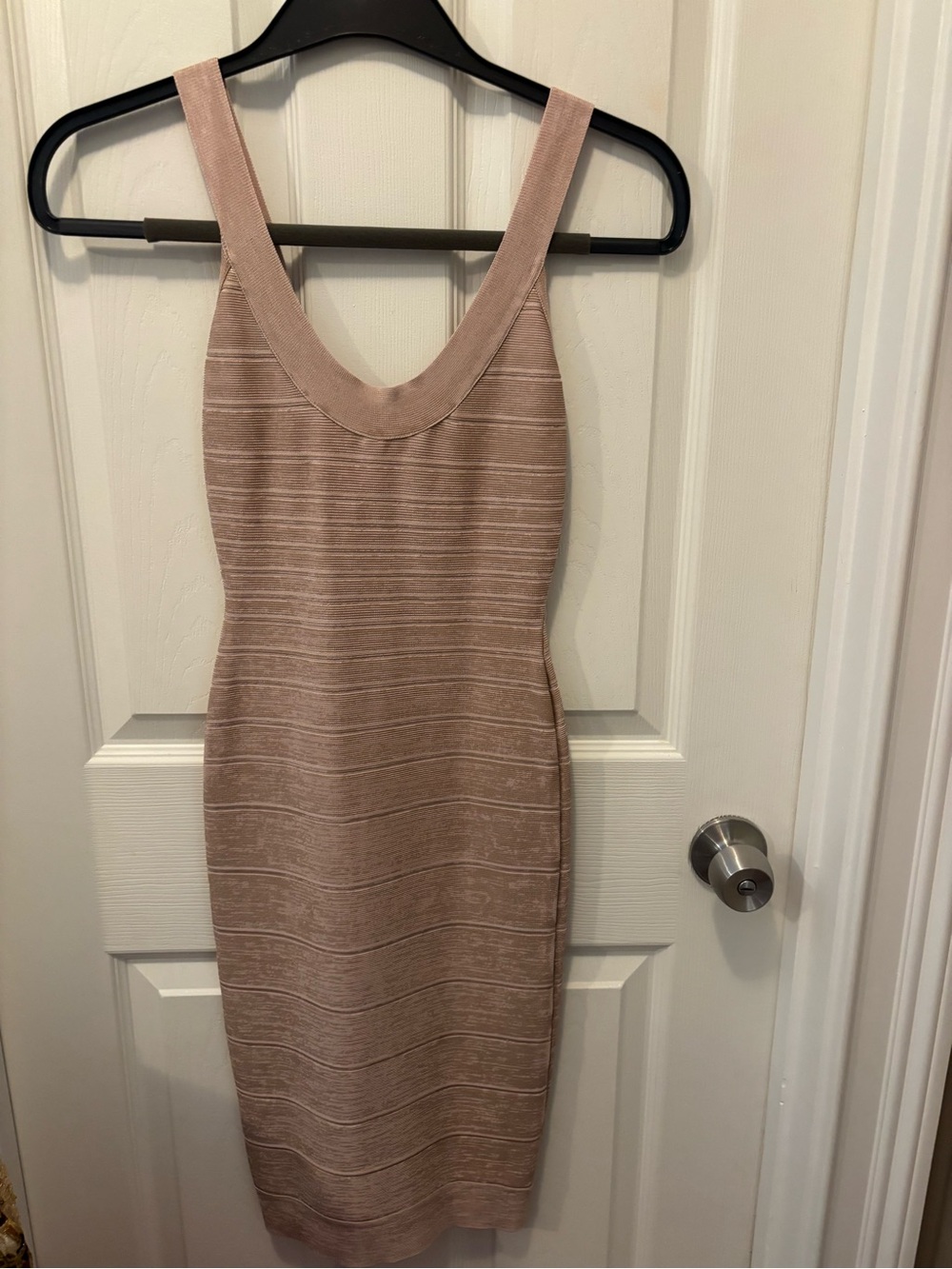 EUC Herve Leger Gold Bandage Dress